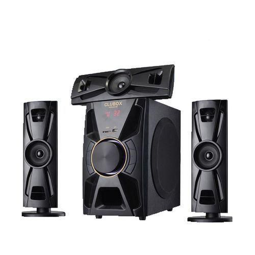 Djack 3.1 Home Theatre Speaker System Woofers - Black