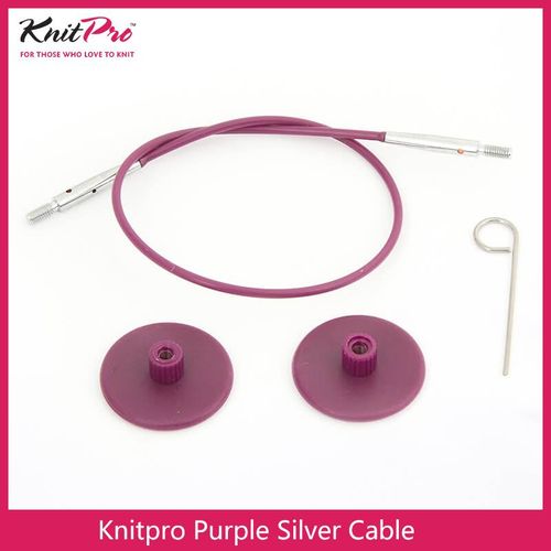 Knitpro Interchangeable Knitting Needle Cable Purple Cable