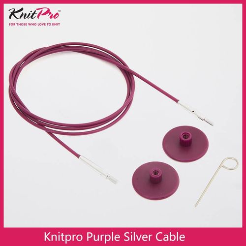 Knitpro Interchangeable Knitting Needle Cable Purple Cable