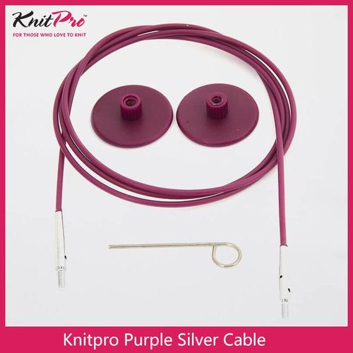 Knitpro Interchangeable Knitting Needle Cable Purple Cable