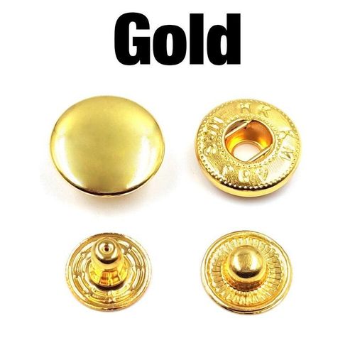 50 Sets 655/633/831 Metal Snap Fasteners Snaps Button Press Studs Sewing Button For Diy Clothes Garment Bags Shoes Leathercraft