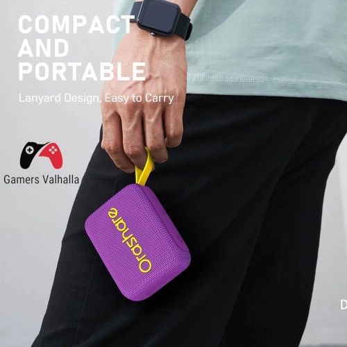 Genuine Orashare BS16 Portable Bluetooth Speaker 10W HiFi Stereo Super Bass Outdoor Wireless Speaker - Black