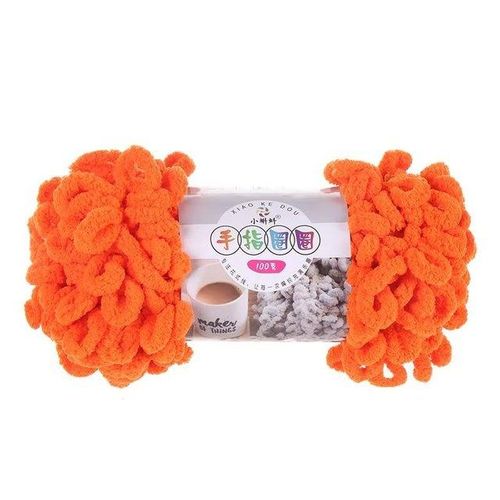 100g Puffy Chunky Giant Chenille Yarn Finger Loop Crochet Knit Threads Diy Blanket Carpet Bag Pillow Scarf Ombre Batik