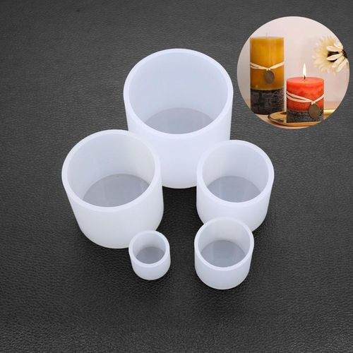 Hexagonal Cone Cylinder Candle Silicone Molds For Diy Handmade Epoxy Crystal Dried Flowers Show Crafts For Resin Mould