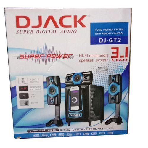 Djack Home Theater System With Remote Control With Super Digital Audio-Black