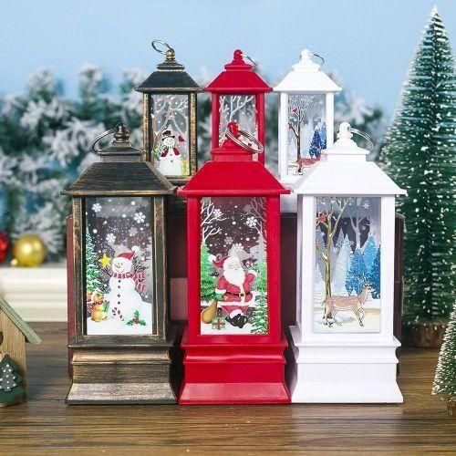 Christmas Decoration Candlestick Pendant Lamp Gift Wind