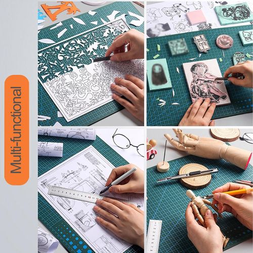 PVC Cutting Board Self Healing Rotary Mat Double-Sided Cutting Mat Carving Craft Hobby Tool NO5115