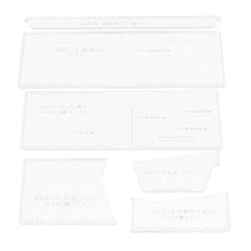 Leather Hand Craft DIY Tool Folding Wallet Making Cutting Template