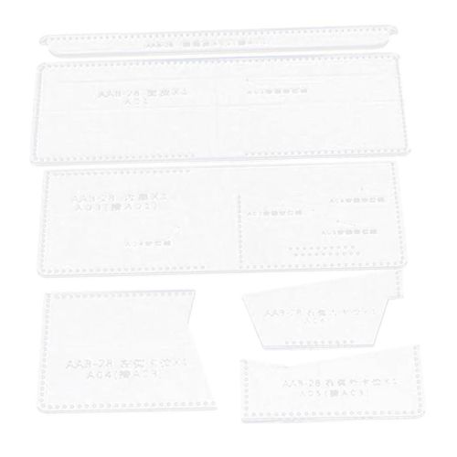 Leather Hand Craft DIY Tool Folding Wallet Making Cutting Template