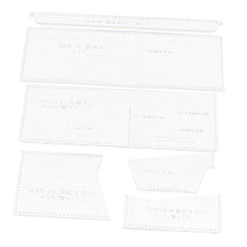 Leather Hand Craft DIY Tool Folding Wallet Making Cutting Template