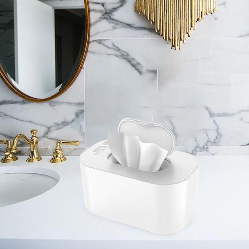Wipe Warmer Dispenser  LED Display -Saving  Children White