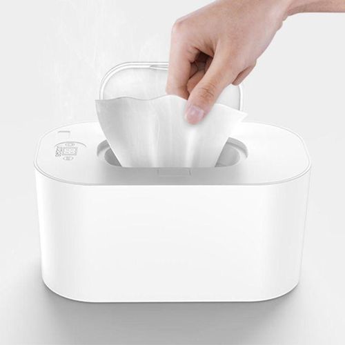 Wipe Warmer Dispenser  LED Display -Saving  Children White