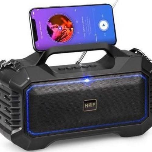 2 IN 1 Portable Bluetooth Speaker And 4GB Flash Disk-Black