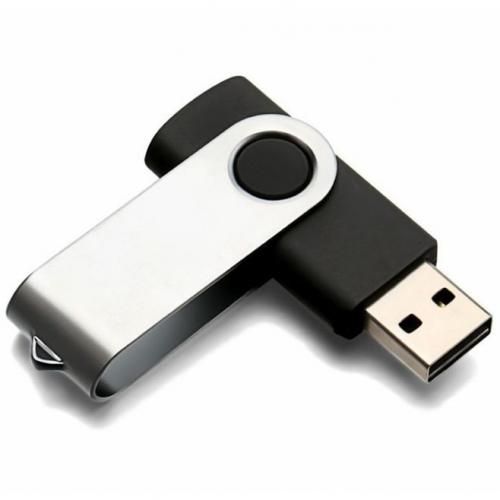 2 IN 1 Portable Bluetooth Speaker And 4GB Flash Disk-Black