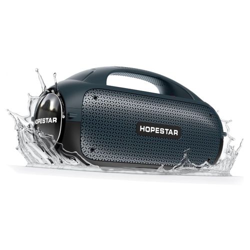Hopestar High-Power Wireless Bluetooth Speaker  Subwoofer RGB Color Atmosphere Light Outdoor Portable Speaker