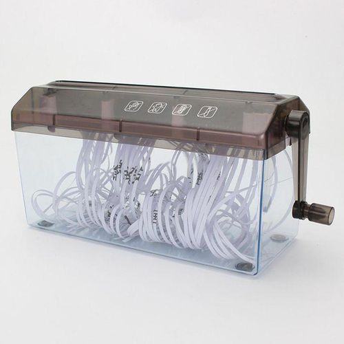 Mini A4 File Shredder Receipts Manual Home Paper  Machine