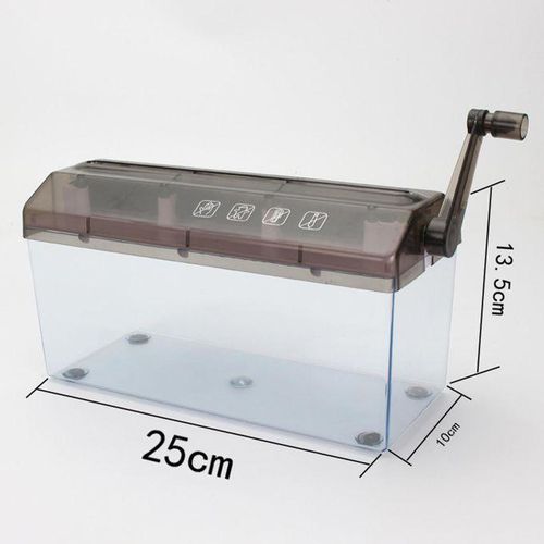 Mini A4 File Shredder Receipts Manual Home Paper  Machine