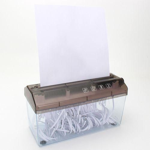 Mini A4 Paper Shredder Documents  Strip Cut Shredder Manual
