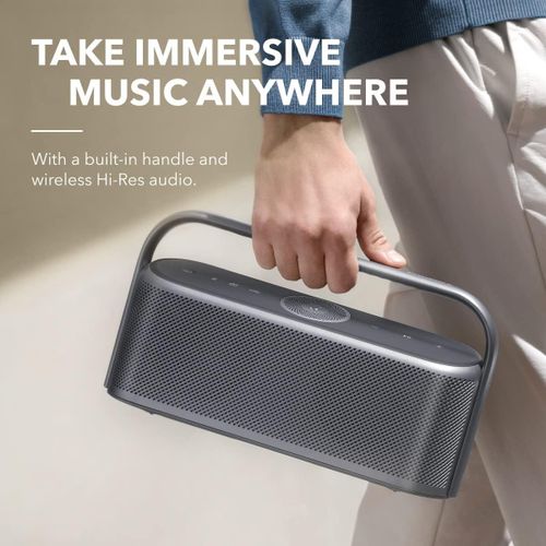 Anker Soundcore Motion X600 Portable Bluetooth Speaker with Wireless Hi-Res Spatial Audio - Black