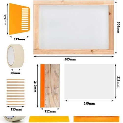 1  Printing Machine  DIY Printing Tools Silkscreen Mesh