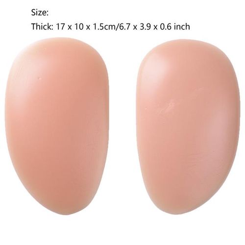 1 Pair Thin/thick Silicone Butt Pads Buttocks Enhancers Inserts Butt Lifter Removable Panties Push Up Butt Padded