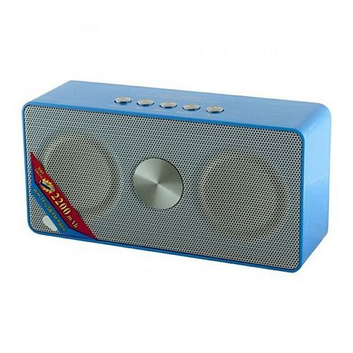 Wster WS768BT Bluetooth Mini Portable Speaker - Blue,Silver