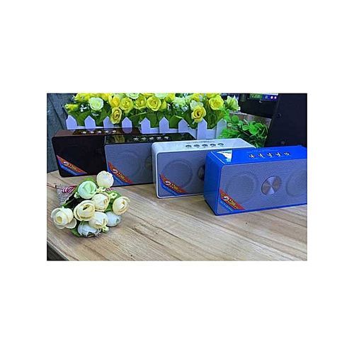 Wster WS768BT Bluetooth Mini Portable Speaker - Blue,Silver