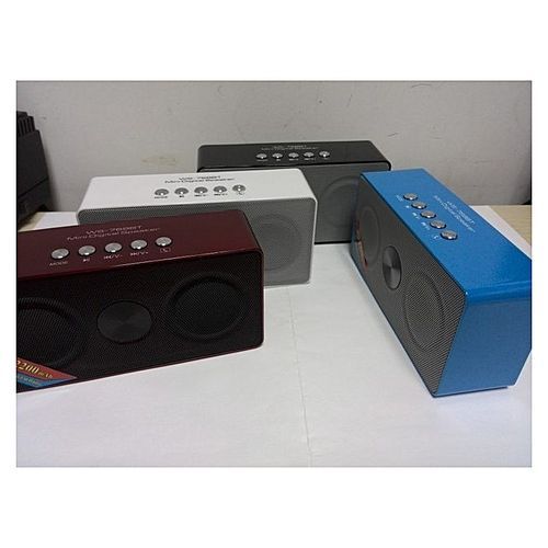 Wster WS768BT Bluetooth Mini Portable Speaker - Blue,Silver