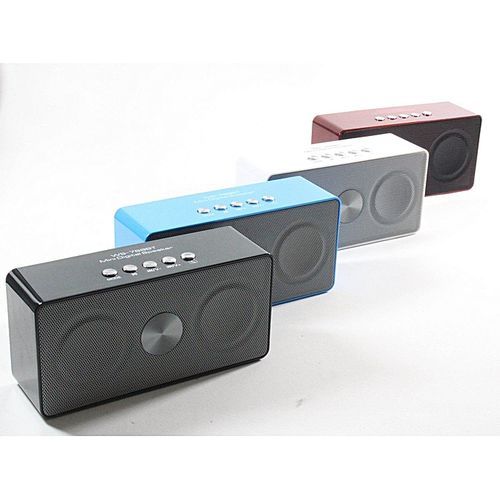 Wster WS768BT Bluetooth Mini Portable Speaker - Blue,Silver