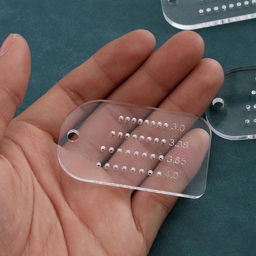Leather Craft Punching Ruler DIY Leathercrafts Accessories