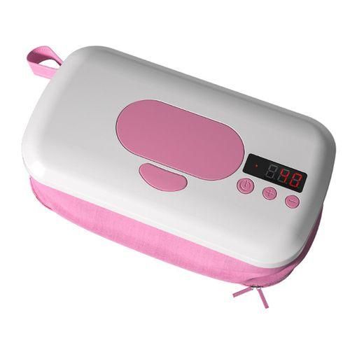 Wet Wipe Warmer Wet Tissue Dispenser Constant Temperature Pink