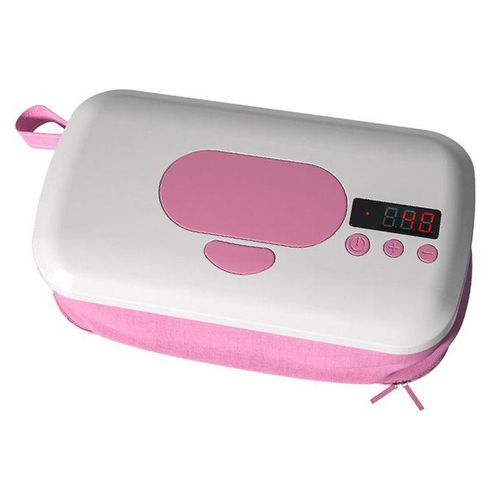 Wet Wipe Warmer Wet Tissue Dispenser Constant Temperature Pink