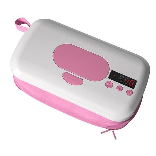 Wet Wipe Warmer Wet Tissue Dispenser Constant Temperature Pink