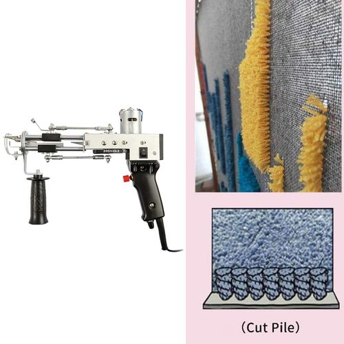 Electric Carpet Hand Tufting Gun  Weaving Flocking Machine Cut Pile
