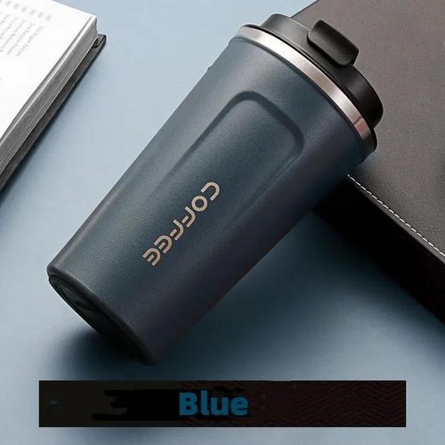 Thermo Cafe Coffee Mug Car Thermos Mug 380/510ML Leak_Proof Travel Thermo Cup For Tea Water Coffee Double Stainless Steel
