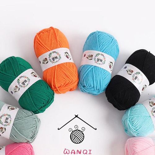 25g Baby Milk Cotton Yarn For Hand Knitting Crochet Yarn Diy Line To Knit Soft Thread Diy Amigurumi Sweater Doll