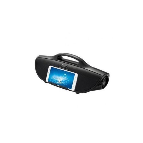 Wster  Bluetooth Rechargeable Portable Speaker - Black