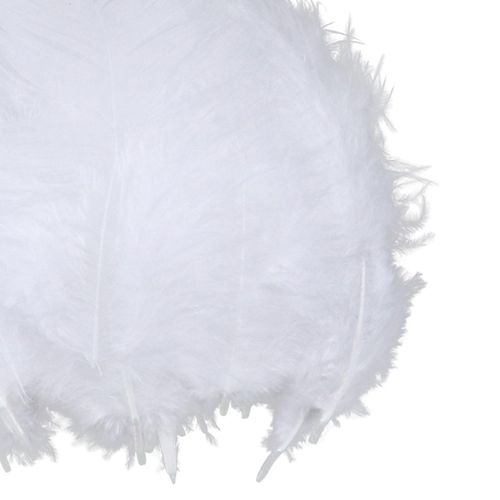 100pcs Feathers DIY Balloon Art Craft Dreamcatcher Wedding Party White