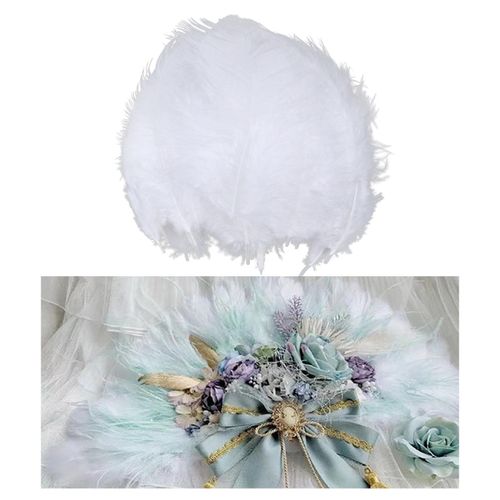 100pcs Feathers DIY Balloon Art Craft Dreamcatcher Wedding Party White