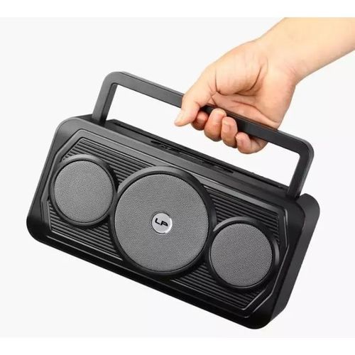 Rechargeable FM Bluetooth Speaker- Black