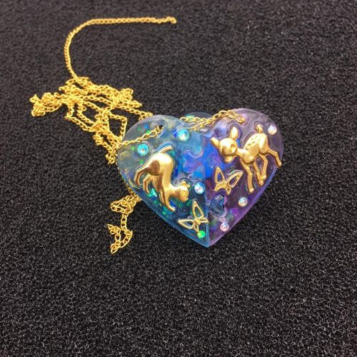 6 Split Heart Designs Silicone Casting Love Epoxy Resin