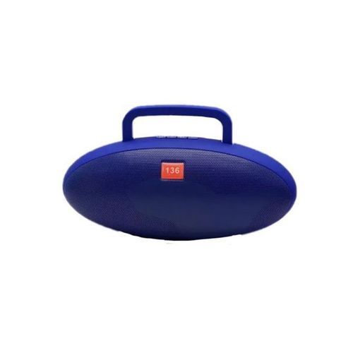 Blue Portable Bluetooth Tf Fm 136 Speaker- Blue,Black