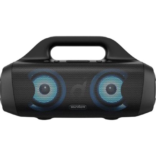 Anker Soundcore Select Pro, 30W Outdoor Bluetooth Speaker with BassUp Technology, IPX7 Waterproof, 16H Playtime, App, LED Lights, Built-in Handle, Portable Bluetooth Speaker for Outdoors, Camping - Black