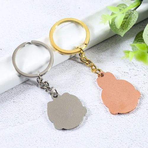 221 Pieces Alloy Keyring With Chain  Pliers Gold
