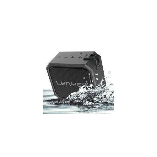 Lenyes Simple portable wireless Bluetooth stereo speaker S105 IPX7 Waterproof HiFi Bass Wireless Bluetooth Speaker, Support Hands-free Micro SD Card- Multicolor