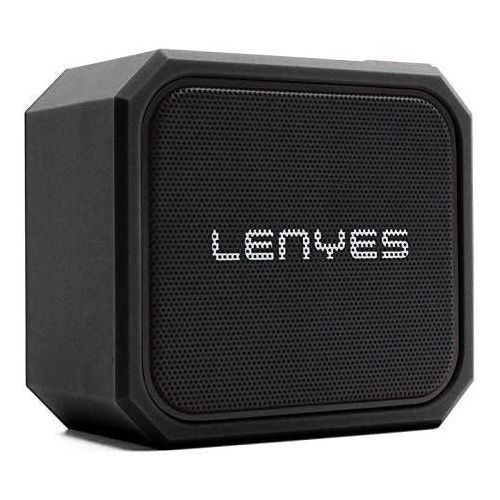 Lenyes Simple portable wireless Bluetooth stereo speaker S105 IPX7 Waterproof HiFi Bass Wireless Bluetooth Speaker, Support Hands-free Micro SD Card- Multicolor