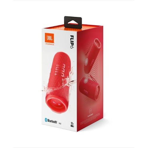 Jbl Flip 6 Waterproof Portable Wireless Bluetooth Speaker - Red