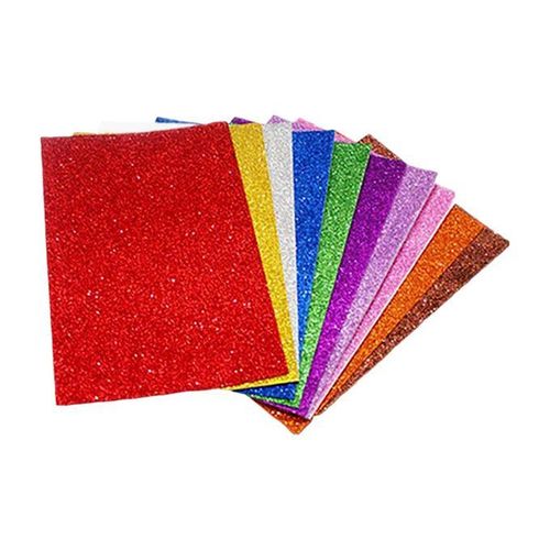 10Pcs Craft Foam Sheets Glitter DIY For Toys Christmas B