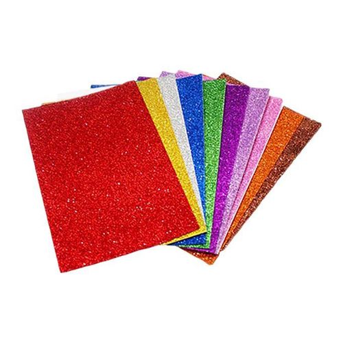 10Pcs Craft Foam Sheets Glitter DIY For Toys Christmas B