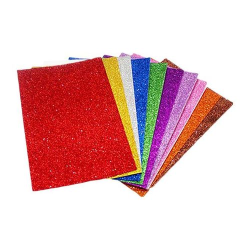 10Pcs Craft Foam Sheets Glitter DIY For Toys Christmas B